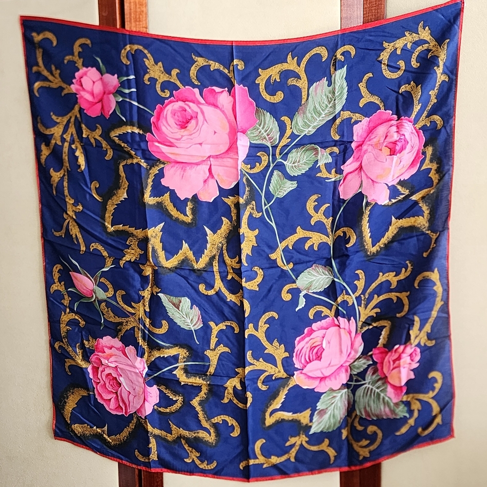 Baar & Beards Floral Silk Scarf
